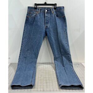 Men’s Levi’s 501 Denim Jeans Mid Blue Wash Straight Leg 32x34 Light Wear